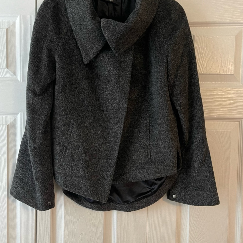 Vintage High low short dress coat